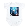 thumbnail image 1 of CafePress - Dragon In A Magical Fantasy Landscape Body Suit - Baby Light Bodysuit, Size Newborn - 24 Months, 1 of 4