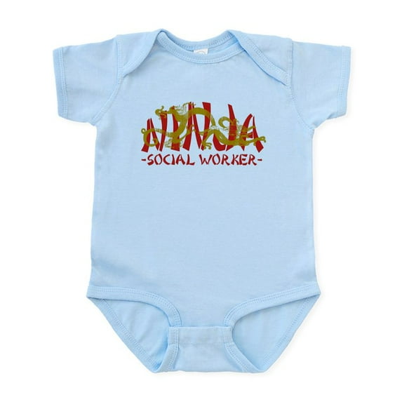 CafePress - Dragon Ninja Social Worker Infant Bodysuit - Baby Light Bodysuit, Size Newborn - 24 Months