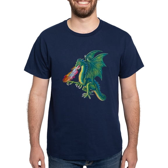 CafePress - Dragon's Lair Black T Shirt - Men's Classic Graphic Cotton T-Shirt