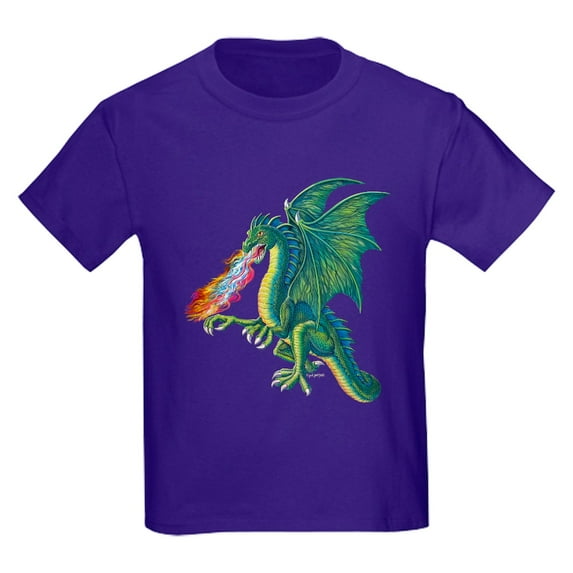 CafePress - Dragon's Lair Kids Dark T Shirt - Dark T-Shirt Kids XS-XL