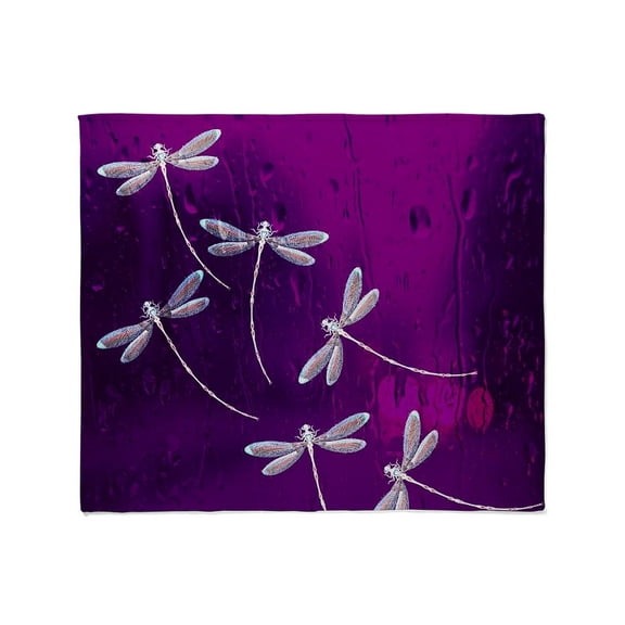 CafePress - Dragonflies On Water Throw Blanket - Soft Fleece Throw Blanket, 50"x60" for All Ages