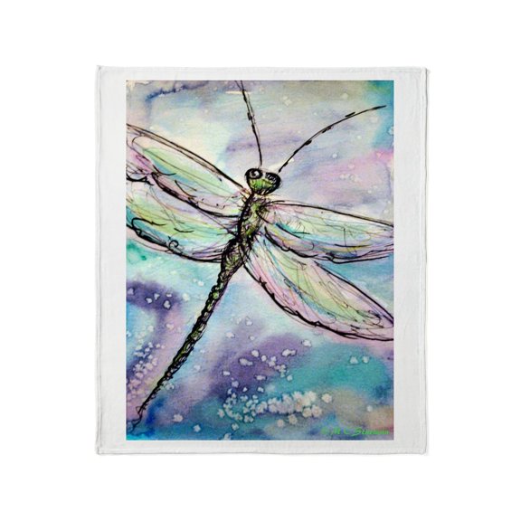 CafePress - Dragonfly, Beautiful, Throw Blanket - Soft Fleece Throw Blanket, 50"x60" for All Ages