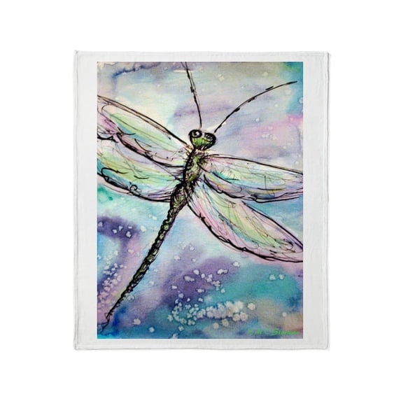 CafePress - Dragonfly, Beautiful, Throw Blanket - Soft Fleece Throw Blanket, 50"x60" for All Ages