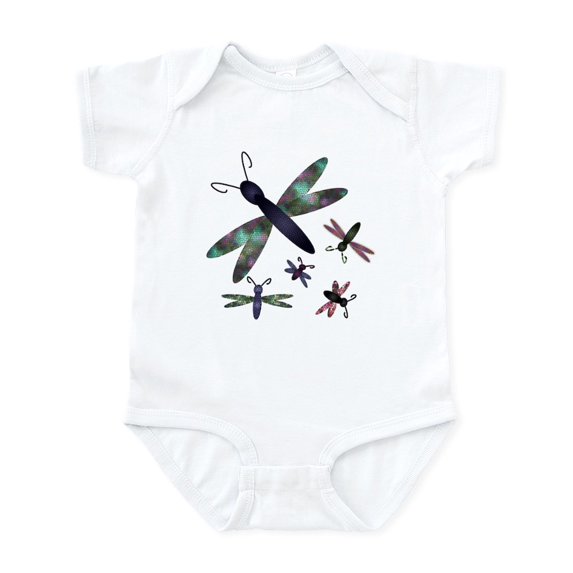 CafePress - Dragonfly Infant Bodysuit - Baby Light Bodysuit, Size Newborn - 24 Months