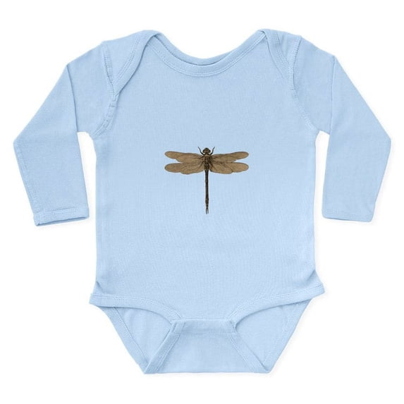 CafePress - Dragonfly Vintage Body Suit - Long Sleeve Cotton Baby Bodysuit