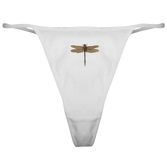 CafePress - Dragonfly Vintage Classic Thong - Women's Sexy Novelty Thong Panties Underwear