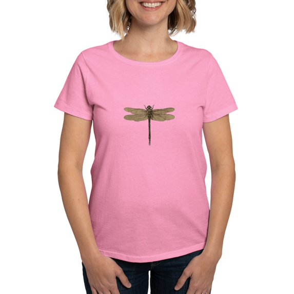CafePress - Dragonfly Vintage T Shirt - Women's Traditional Fit Dark T-Shirt