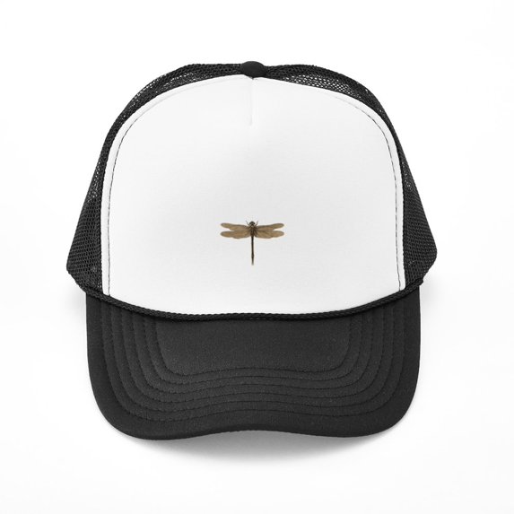 CafePress - Dragonfly Vintage - Adjustable Unisex Printed Trucker Hat with Mesh Back