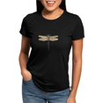 thumbnail image 1 of CafePress - Dragonfly Vintage Women's Deluxe T Shirt - Womens Tri-blend T-Shirt, 1 of 4