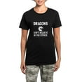 thumbnail image 1 of CafePress - Dragons Dont Believe Pajamas - Women's Short Sleeve Print T-Shirt and Pants Dark Cotton Pajama Set, 1 of 7