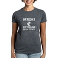 thumbnail image 1 of CafePress - Dragons Dont Believe T Shirt - Women's Traditional Fit Dark T-Shirt, 1 of 4