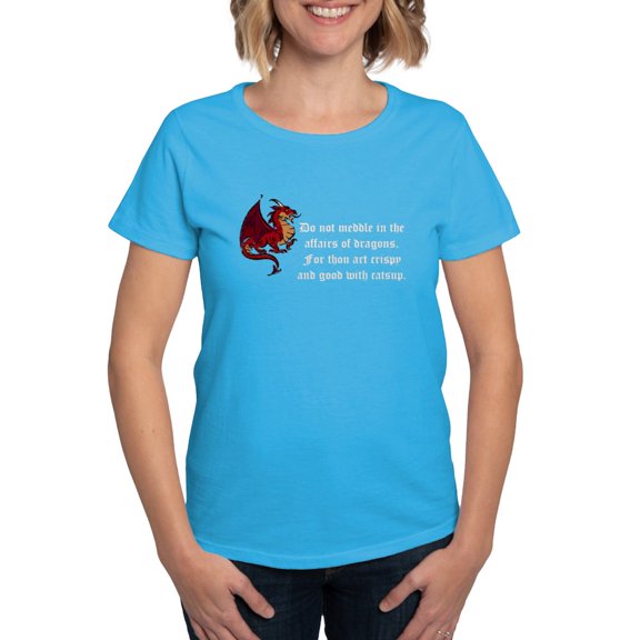 CafePress - Dragons Women's Dark T Shirt - Women's Traditional Fit Dark T-Shirt