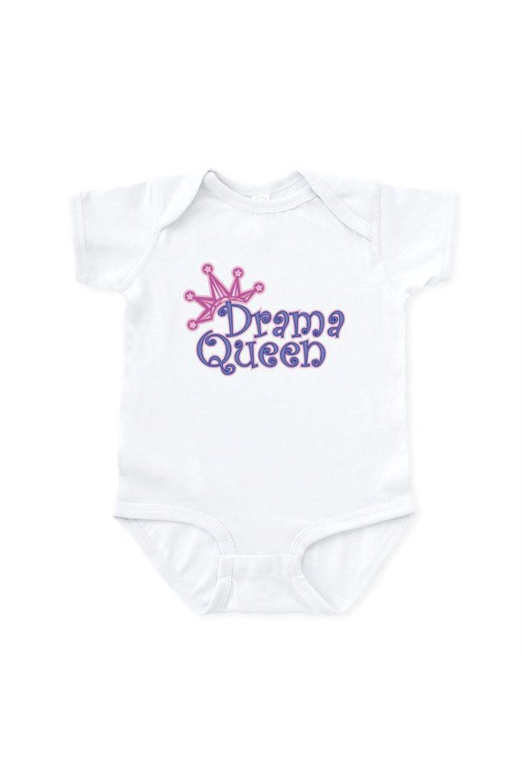 - Drama Queen Baby Light Bodysuit - Baby Light Bodysuit, Size Newborn - 24 Months