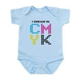 thumbnail image 1 of CafePress - Dream In CMYK Infant Bodysuit - Baby Light Bodysuit, Size Newborn - 24 Months, 1 of 4