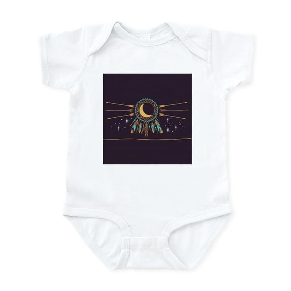CafePress - Dreamcatcher Moon Infant Bodysuit - Baby Light Bodysuit, Size Newborn - 24 Months