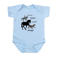 thumbnail image 1 of CafePress - Dressage Movements Trio Baby Light Bodysuit - Baby Light Bodysuit, Size Newborn - 24 Months, 1 of 4