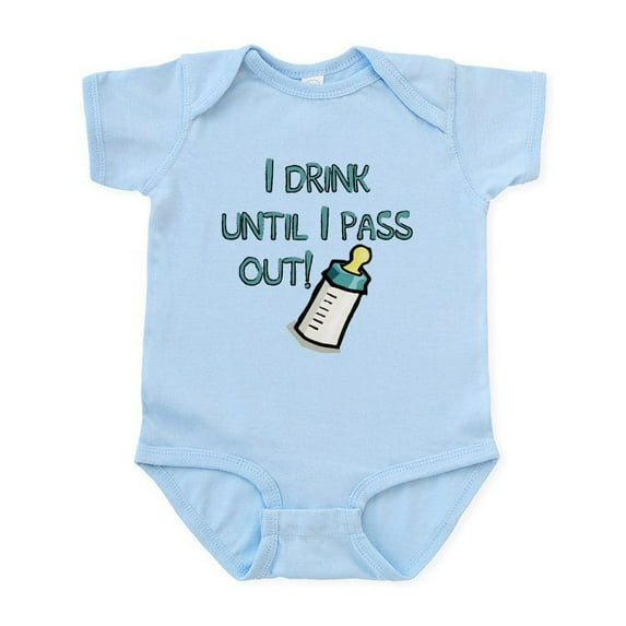 CafePress - Drink! Infant Bodysuit - Baby Light Bodysuit, Size Newborn - 24 Months
