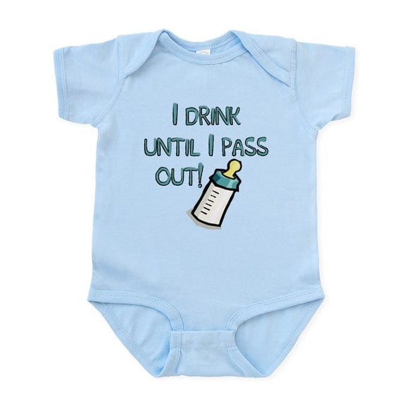 CafePress - Drink! Infant Bodysuit - Baby Light Bodysuit, Size Newborn - 24 Months