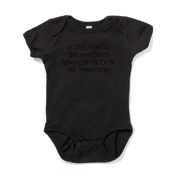CafePress - Drive My Daddys Motorcycle - Cute Infant Bodysuit Baby Romper