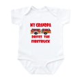 thumbnail image 1 of CafePress - Drives The Firetruck Grandpa Infant Bodysuit - Baby Light Bodysuit, Size Newborn - 24 Months, 1 of 4