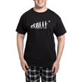 thumbnail image 1 of CafePress - Drone Evolution Men's Dark Pajamas - Men's Dark Loose Fit Cotton Pajama Set, 1 of 7