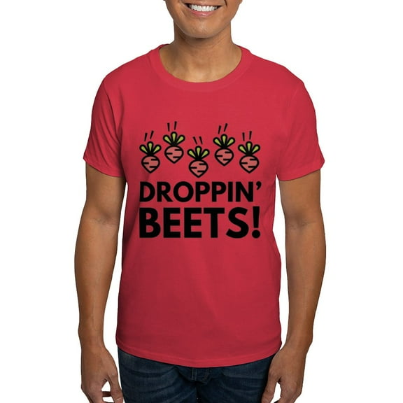 CafePress - Droppin' Beets! Dark T Shirt - Men's Classic Graphic Cotton T-Shirt