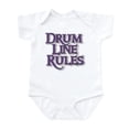 thumbnail image 1 of CafePress - Drum Line Rules Infant Bodysuit - Baby Light Bodysuit, Size Newborn - 24 Months, 1 of 4