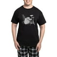 thumbnail image 1 of CafePress - Drum Set Pajamas - Men's Dark Loose Fit Cotton Pajama Set, 1 of 7