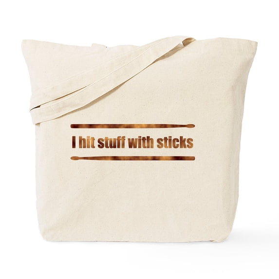 CafePress - Drum Stick Tote Bag - Unisex Canvas Tote Bag, Beige, 1-Piece