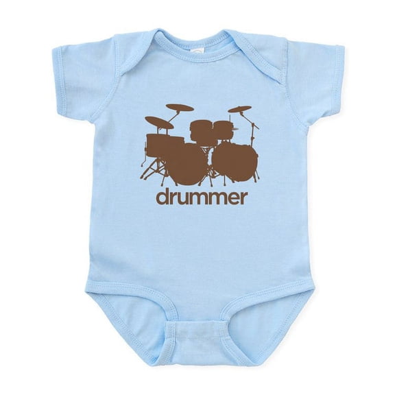 CafePress - Drummer Infant Bodysuit - Baby Light Bodysuit, Size Newborn - 24 Months