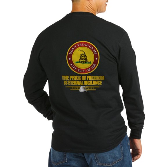 CafePress - (Dtom) The Price Of Long Sleeve Dark T Shirt - Long Sleeve Dark T-Shirt