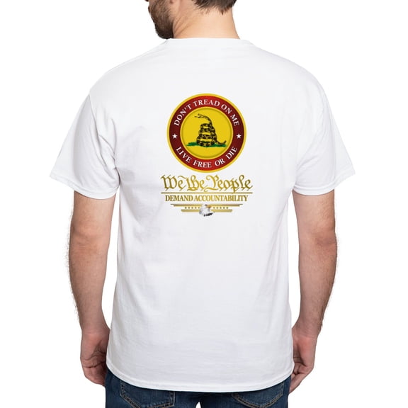 CafePress - Dtom We The People White T Shirt - Men's White Classic Cotton T-Shirts