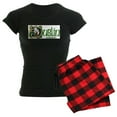 thumbnail image 1 of CafePress - Dublin, Ireland Pajamas - Women's Short Sleeve Print T-Shirt and Pants Dark Cotton Pajama Set, 1 of 7