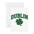 thumbnail image 1 of CafePress - Dublin Shamrock - Greeting Card, Blank Inside Glossy, 1 of 3