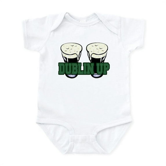 CafePress - Dublin Up Infant Bodysuit - Baby Light Bodysuit, Size Newborn - 24 Months