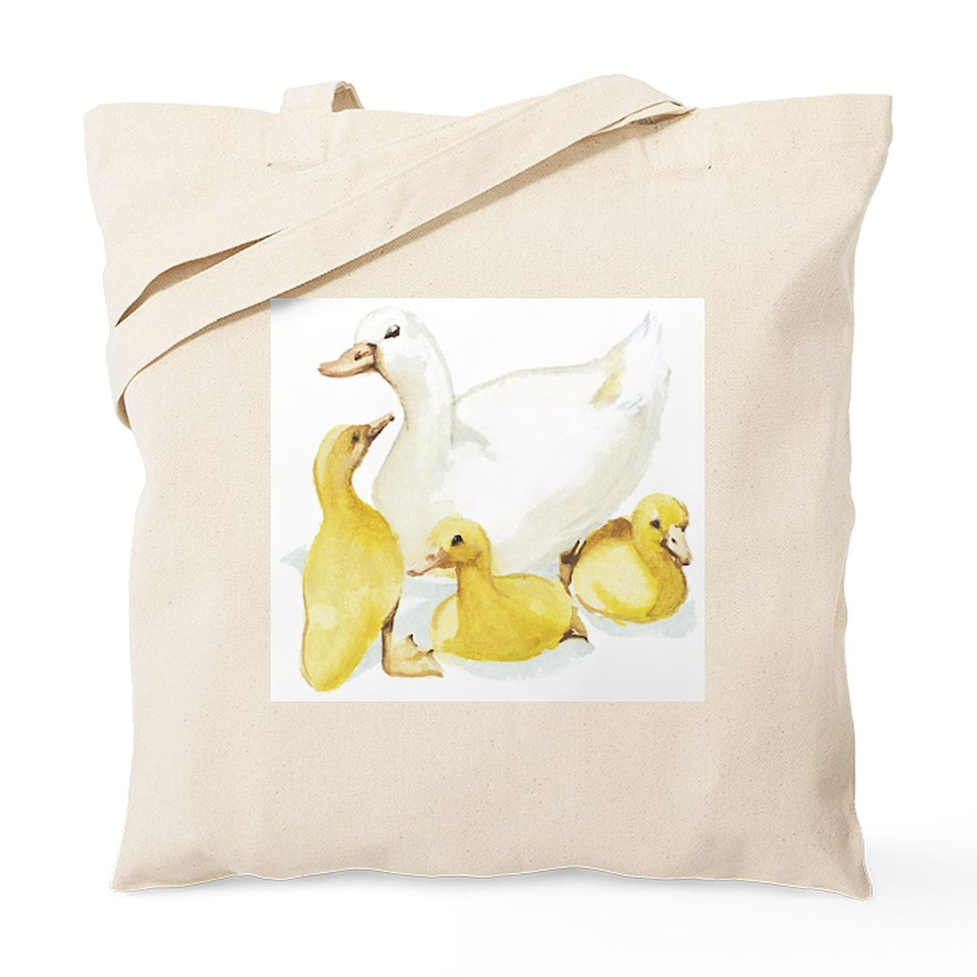 CafePress Duck Song Canvas Tote Bag - Reusable Natural Shopping Bag For Everyday & Gifts - View #9