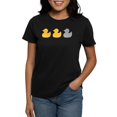 thumbnail image 1 of CafePress - Duck Duck Gray Duck Women's Dark T Shirt - Women's Traditional Fit Dark T-Shirt, 1 of 4