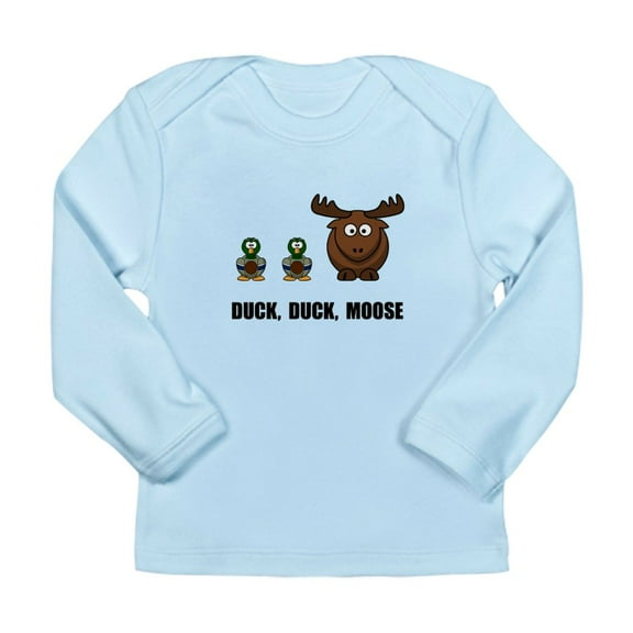 CafePress - Duck Duck Moose Long Sleeve Infant T Shirt - Long Sleeve Infant T-Shirt