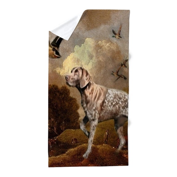 CafePress - Duck Hunter Hunting Dog - Large Beach Towel, Soft 30"x60" Towel with Unique Design