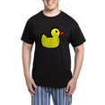 thumbnail image 1 of CafePress - Duck Icon Rubber Ducky Men's Dark Pajamas - Men's Dark Loose Fit Cotton Pajama Set, 1 of 7