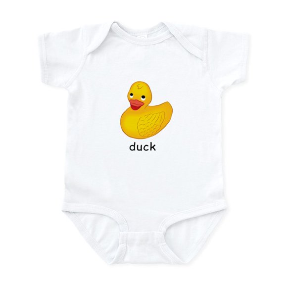 CafePress - Duck Infant Bodysuit - Baby Light Bodysuit, Size Newborn - 24 Months