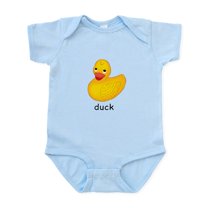 CafePress - Duck Infant Bodysuit - Baby Light Bodysuit, Size Newborn - 24 Months