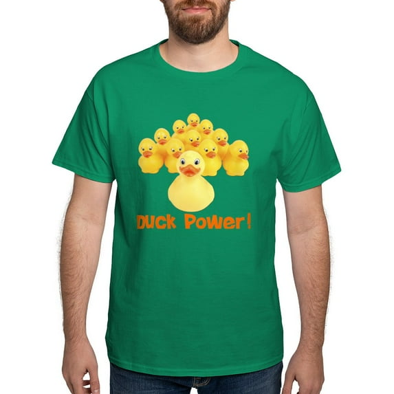 CafePress - Duck Power! T Shirt - Men's Classic Graphic Cotton T-Shirt