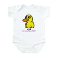 thumbnail image 1 of CafePress - Duck (Strait Forward) 6 Body Suit - Baby Light Bodysuit, Size Newborn - 24 Months, 1 of 4
