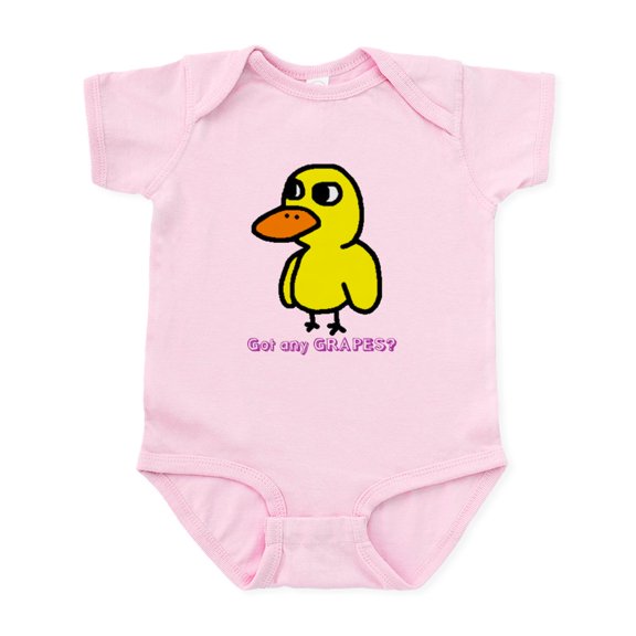 CafePress - Duck (Strait Forward) 6 Body Suit - Baby Light Bodysuit, Size Newborn - 24 Months