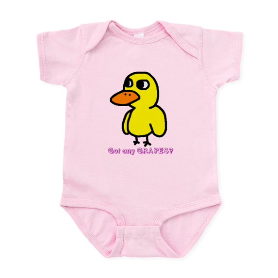 CafePress - Duck (Strait Forward) 6 Body Suit - Baby Light Bodysuit, Size Newborn - 24 Months