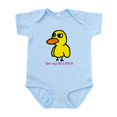 thumbnail image 1 of CafePress - Duck (Strait Forward) 6 Body Suit - Baby Light Bodysuit, Size Newborn - 24 Months, 1 of 4