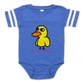 thumbnail image 1 of CafePress - Duck (Strait Forward) 6 - Cute Infant Baby Football Bodysuit, 1 of 3