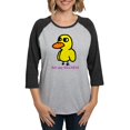 thumbnail image 1 of CafePress - Duck (Strait Forward) 6 Long Sleeve T Shirt - Womens Baseball Tee, 1 of 4
