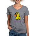 thumbnail image 1 of CafePress - Duck (Strait Forward) 6 T Shirt - Women's V-Neck Dark T-Shirt, 1 of 4
